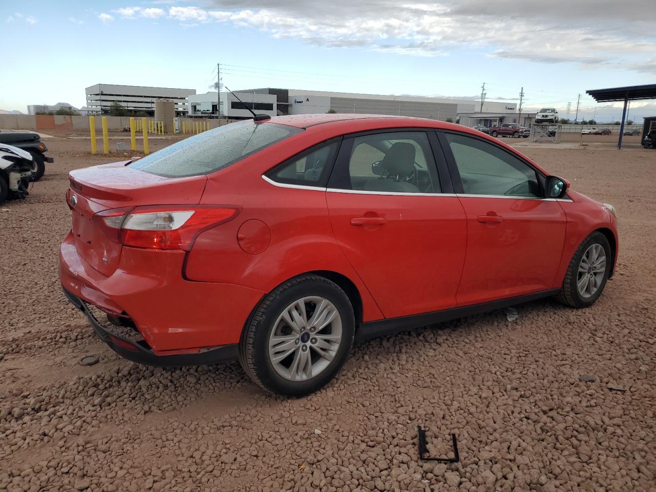 2012 Ford Focus VIN 1FAHP3H28CL303087 Copart auction photo, rear end damage thumbnail 3
