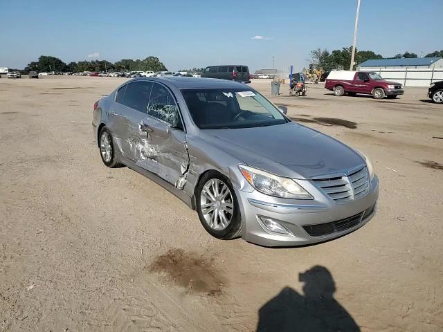 2012 Hyundai Genesis VIN KMHGC4DD9CU207313 Copart auction photo, side damage thumbnail 10