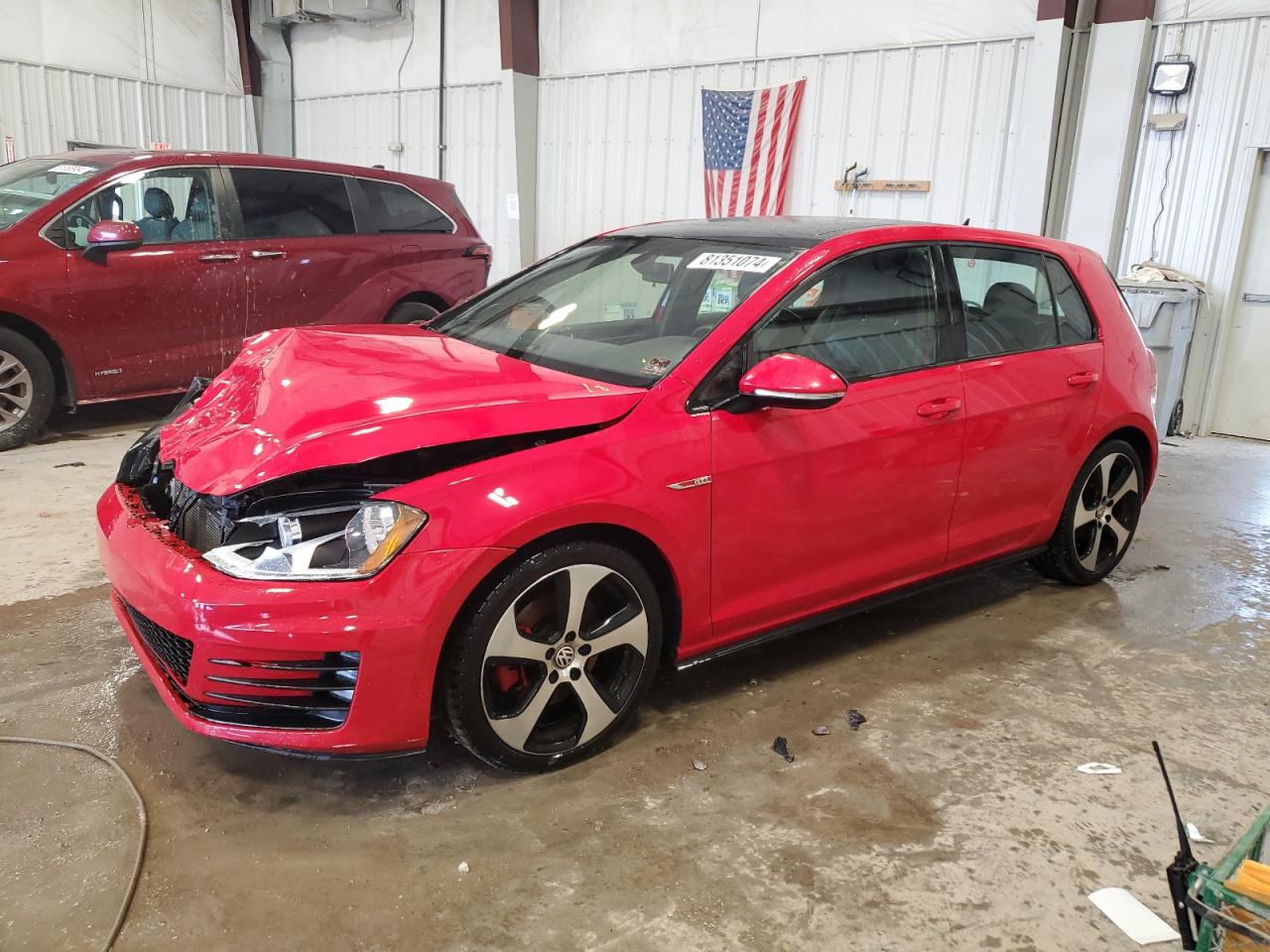 2015 Volkswagen GTI VIN 3VW4T7AU6FM024485