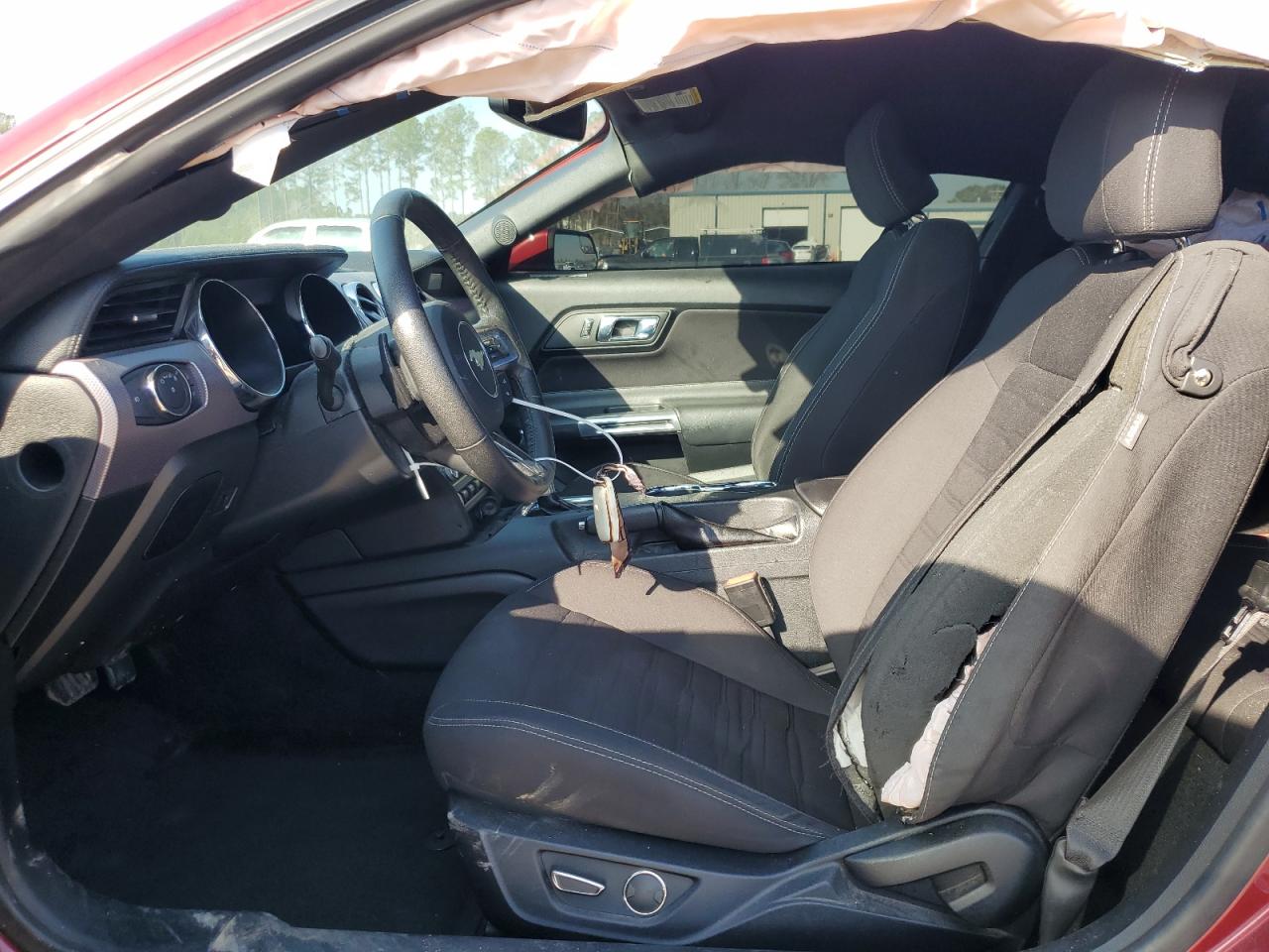 2016 Ford Mustang VIN 1FA6P8TH9G5317817 Copart auction photo, side / rear end damage thumbnail 7