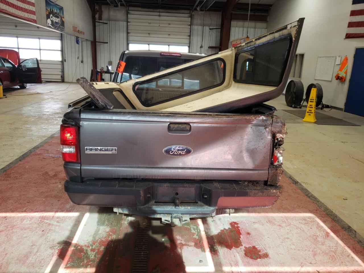 2009 Ford Ranger VIN 1FTZR45E09PA53648 Copart auction photo, rollover damage thumbnail 6