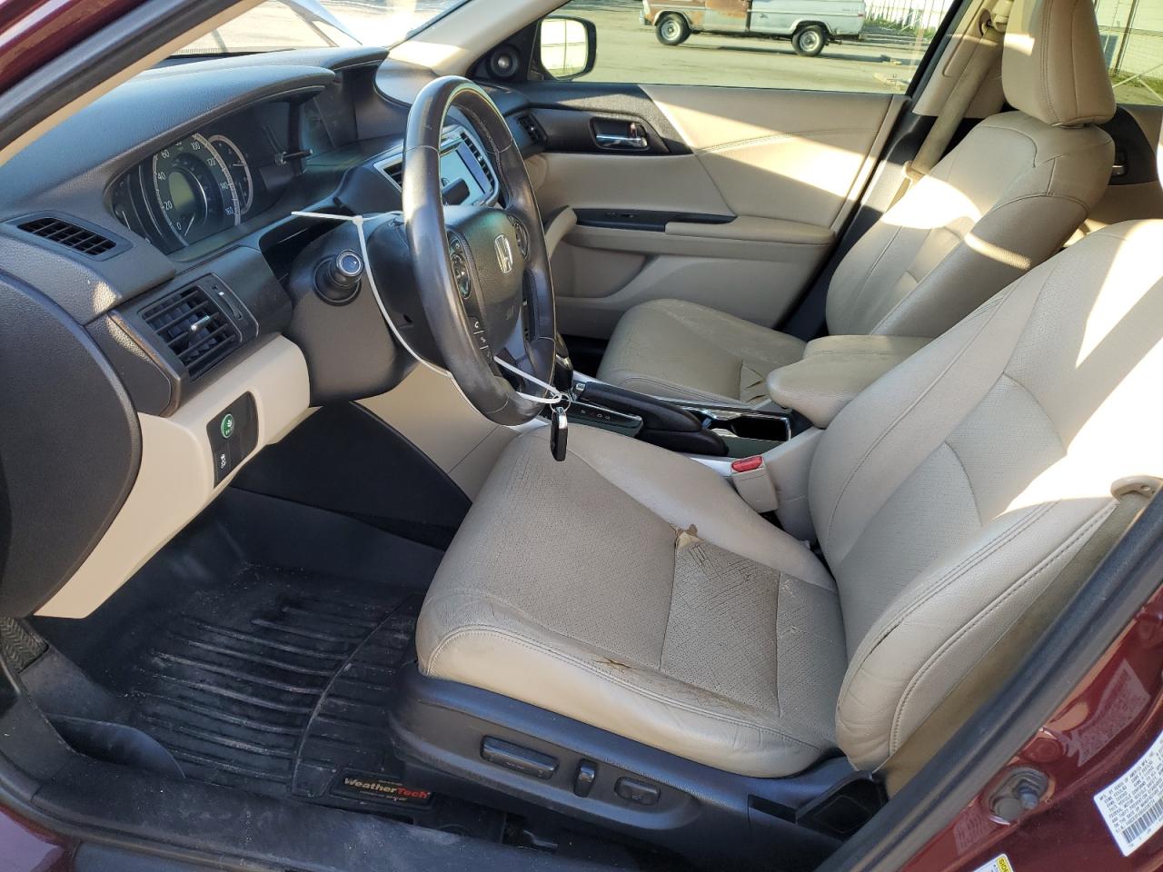 2014 Honda Accord VIN 1HGCR3F89EA036774 Copart auction photo, front end damage thumbnail 7