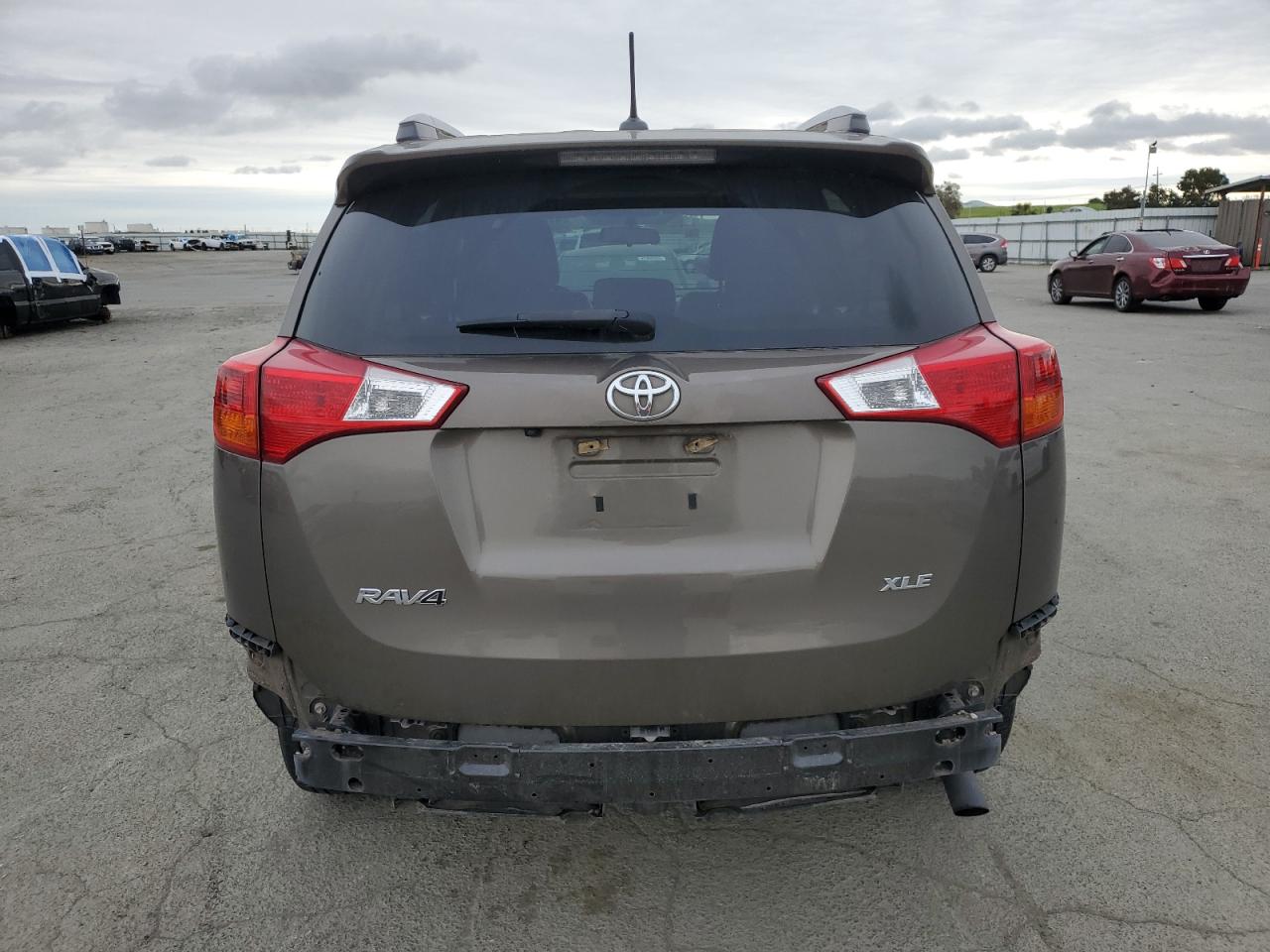 2014 Toyota RAV 4 VIN 2T3WFREV3EW117608 Copart auction photo, rear end damage thumbnail 6