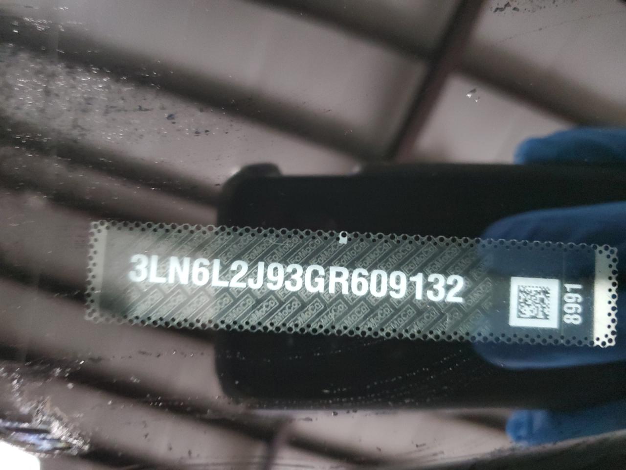 2016 Lincoln MKZ VIN 3LN6L2J93GR609132 Copart auction photo, side / rear end damage thumbnail 13