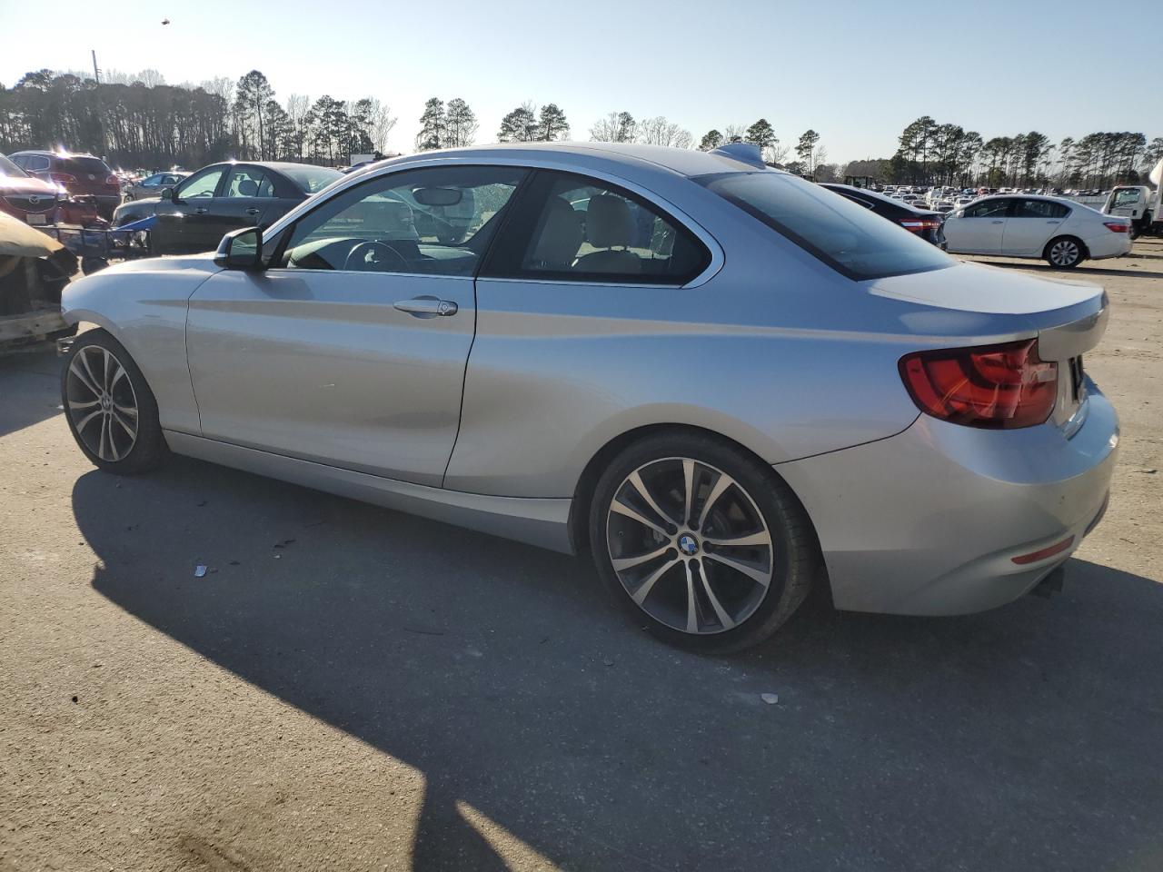 2014 BMW 2er VIN WBA1F5C55EV256150 Copart auction photo, front end / undercarriage damage thumbnail 2