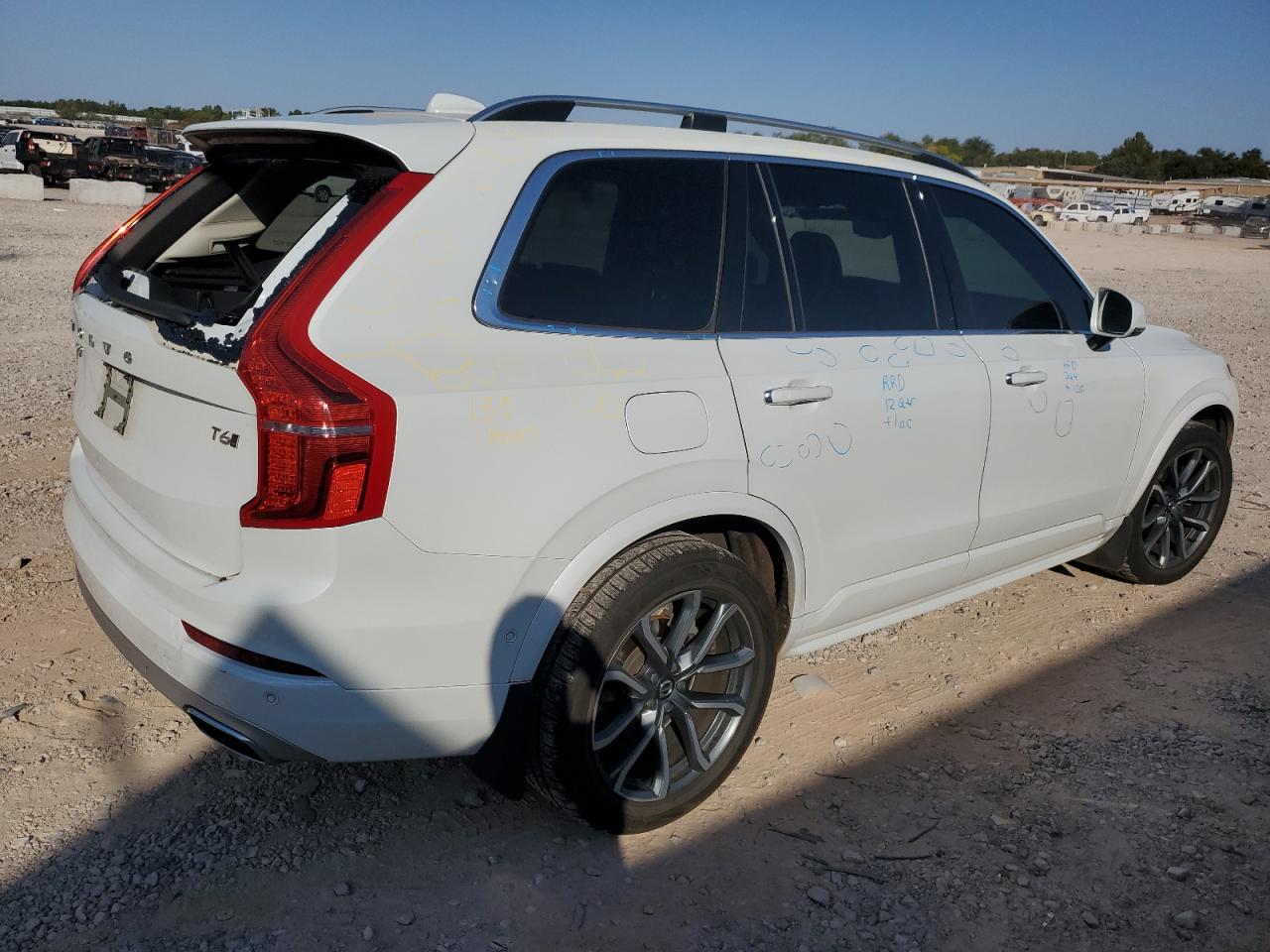 2019 Volvo XC90 VIN YV4A22PK7K1456542 Copart auction photo, hail / minor dent/scratches damage thumbnail 3
