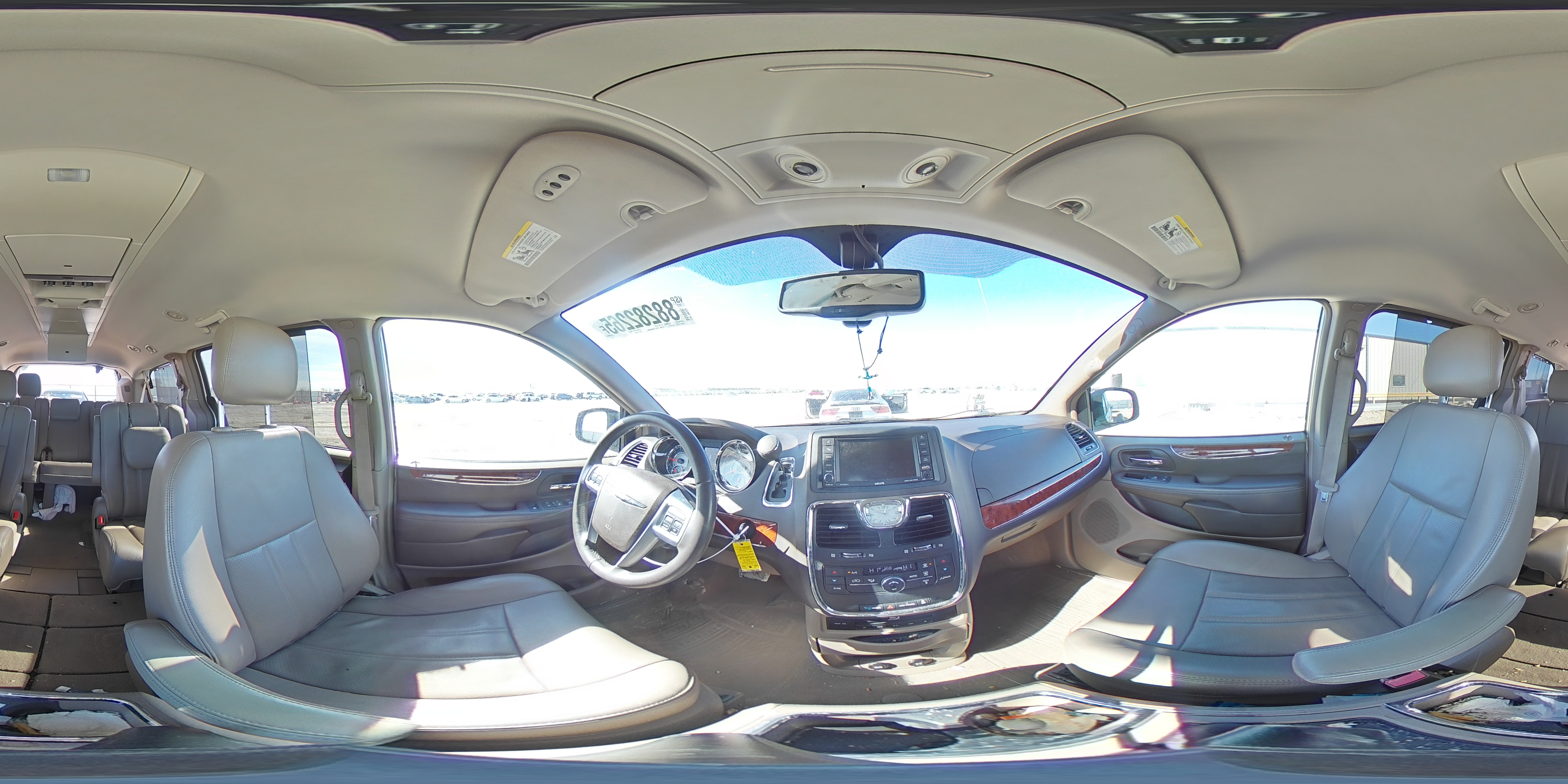 2013 Chrysler Town & Country VIN 2C4RC1CGXDR682569 Copart auction photo, rear end damage thumbnail 14