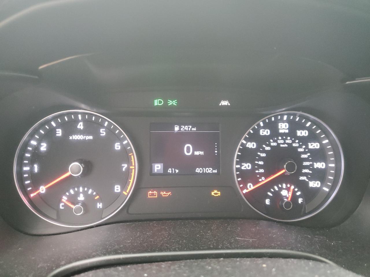 2020 KIA Forte VIN 3KPF24AD7LE245368 Copart auction photo, burn - engine damage thumbnail 9