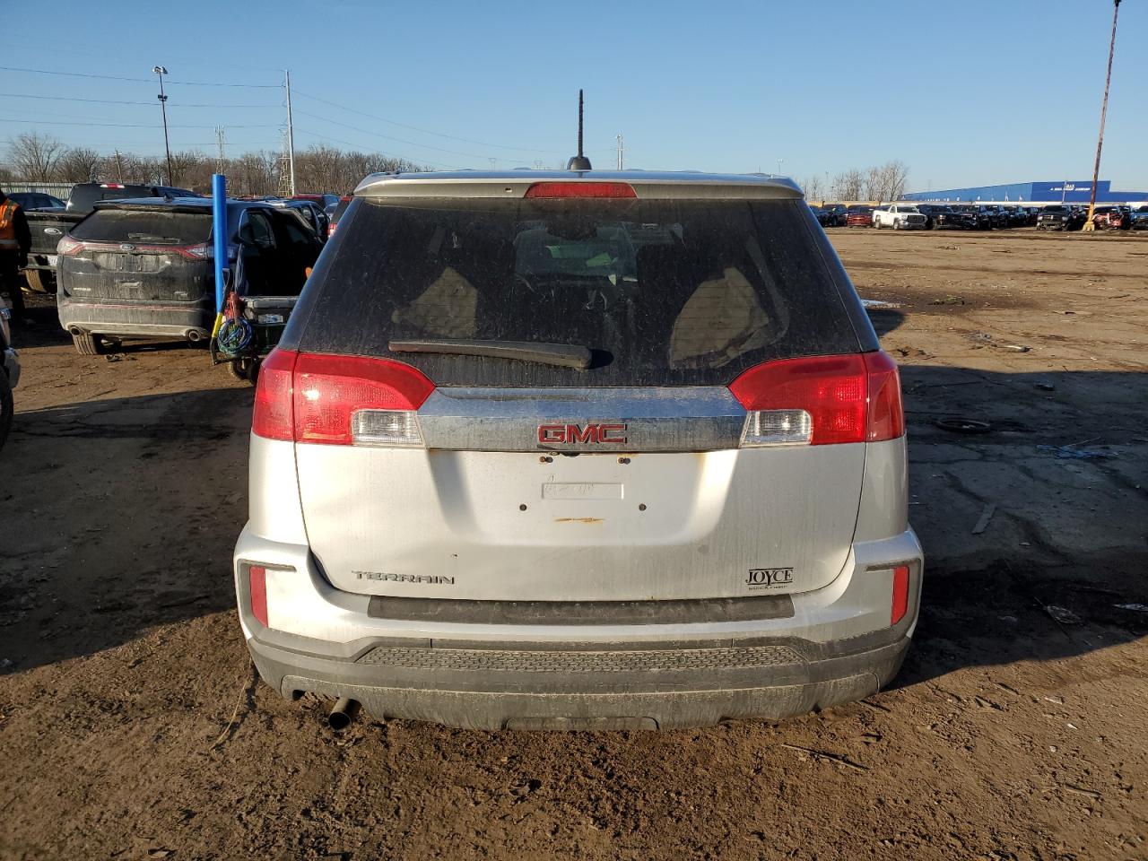 2016 GMC Terrain VIN 2GKALMEK4G6108415 Copart auction photo, front end / undercarriage damage thumbnail 6