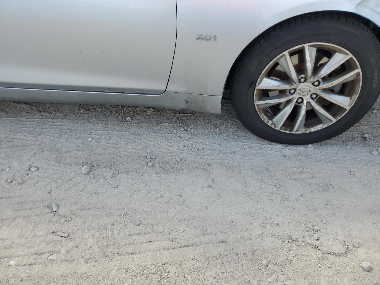 2017 Infiniti Q50 VIN JN1EV7AR7HM835839 Copart auction photo, water/flood / side damage thumbnail 12