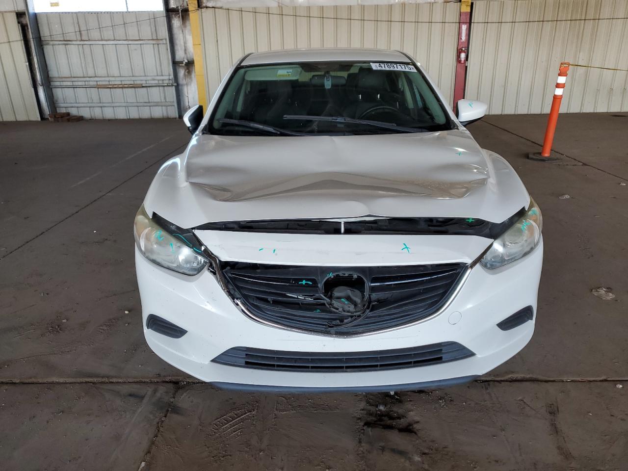 2016 Mazda 6 VIN JM1GJ1V54G1483907 Copart auction photo, front end damage thumbnail 5