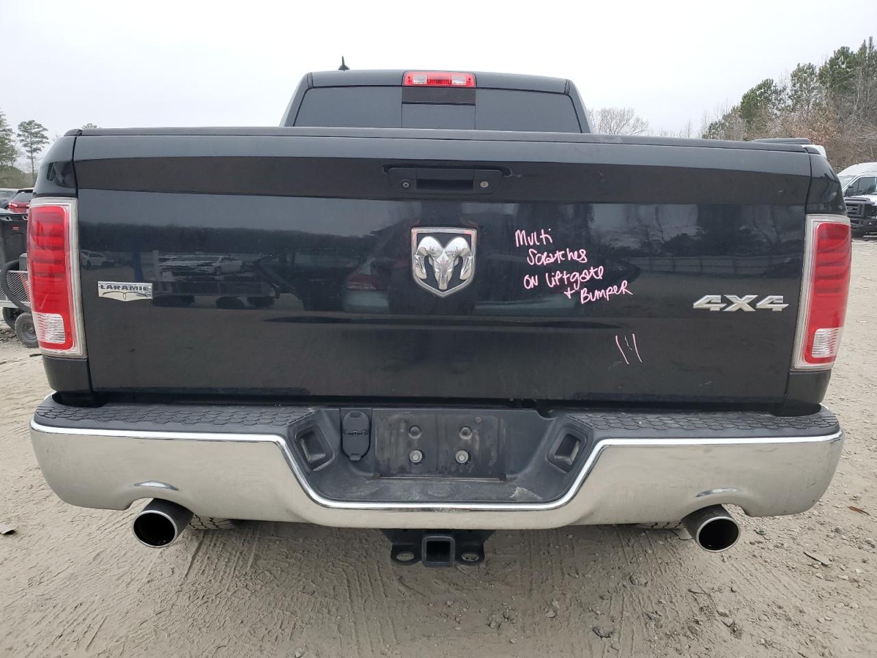 2014 RAM 1500 VIN 1C6RR7JT9ES411205 Copart auction photo, front end / minor dent/scratches damage thumbnail 6