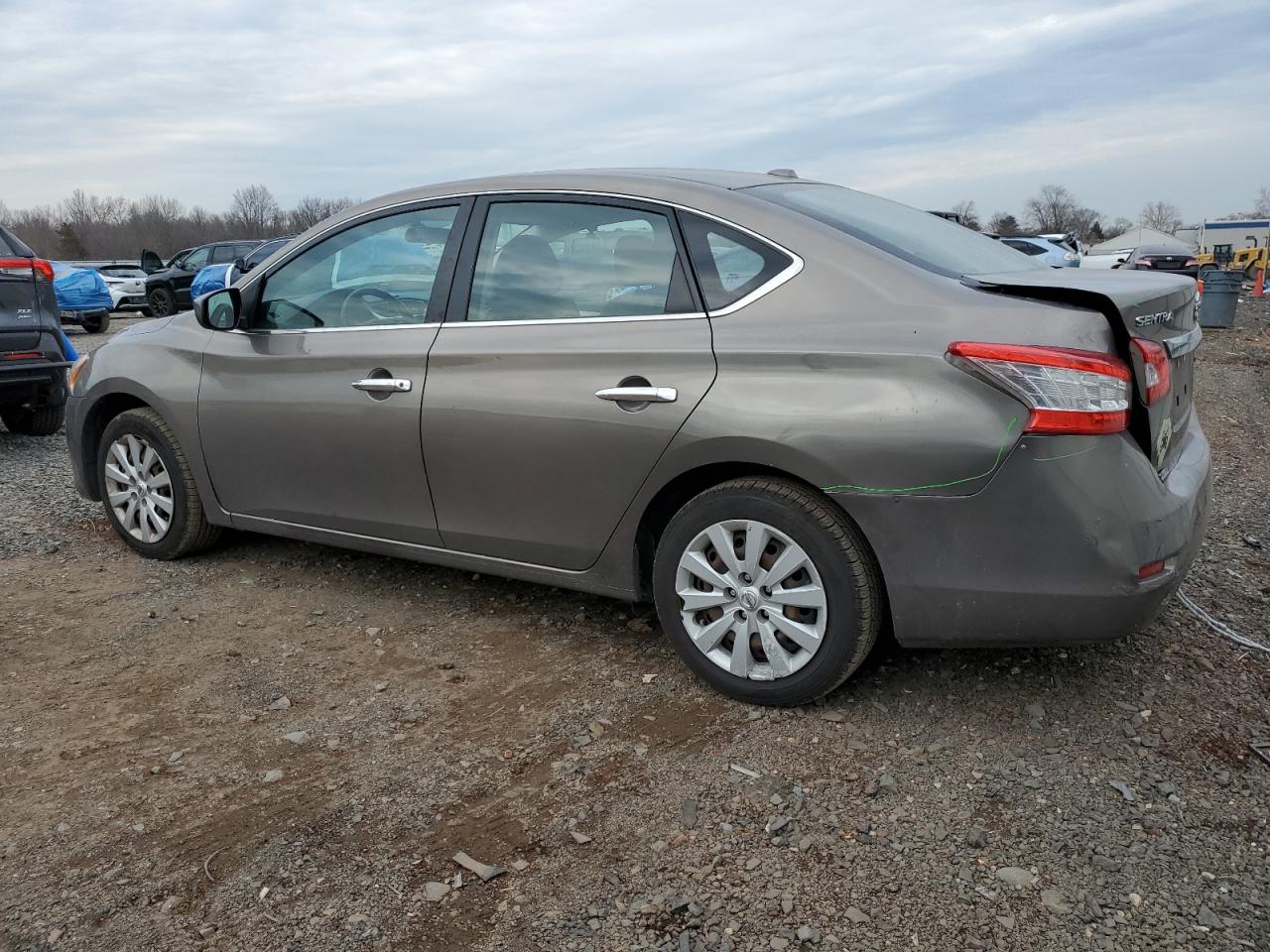 2015 Nissan Sentra VIN 3N1AB7AP2FY234628 Copart auction photo, rear end damage thumbnail 2