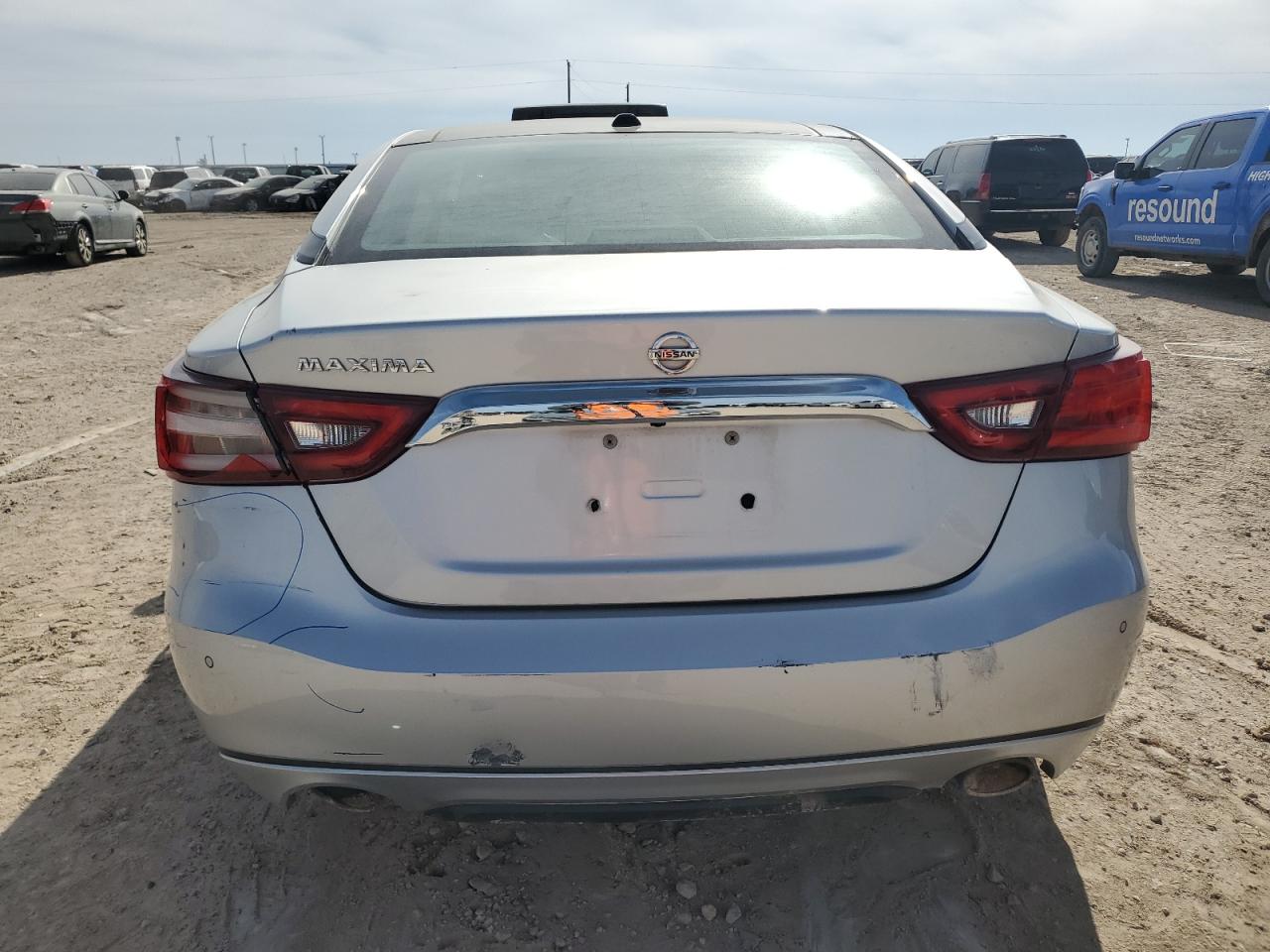 2017 Nissan Maxima VIN 1N4AA6AP1HC443662 Copart auction photo, front end damage thumbnail 6