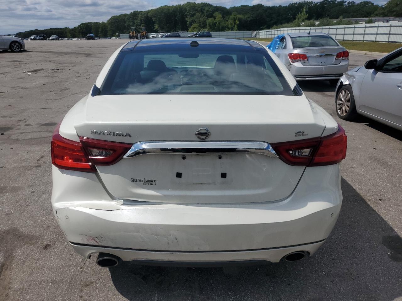 2017 Nissan Maxima VIN 1N4AA6AP2HC364047 Copart auction photo, rear end / minor dent/scratches damage thumbnail 6
