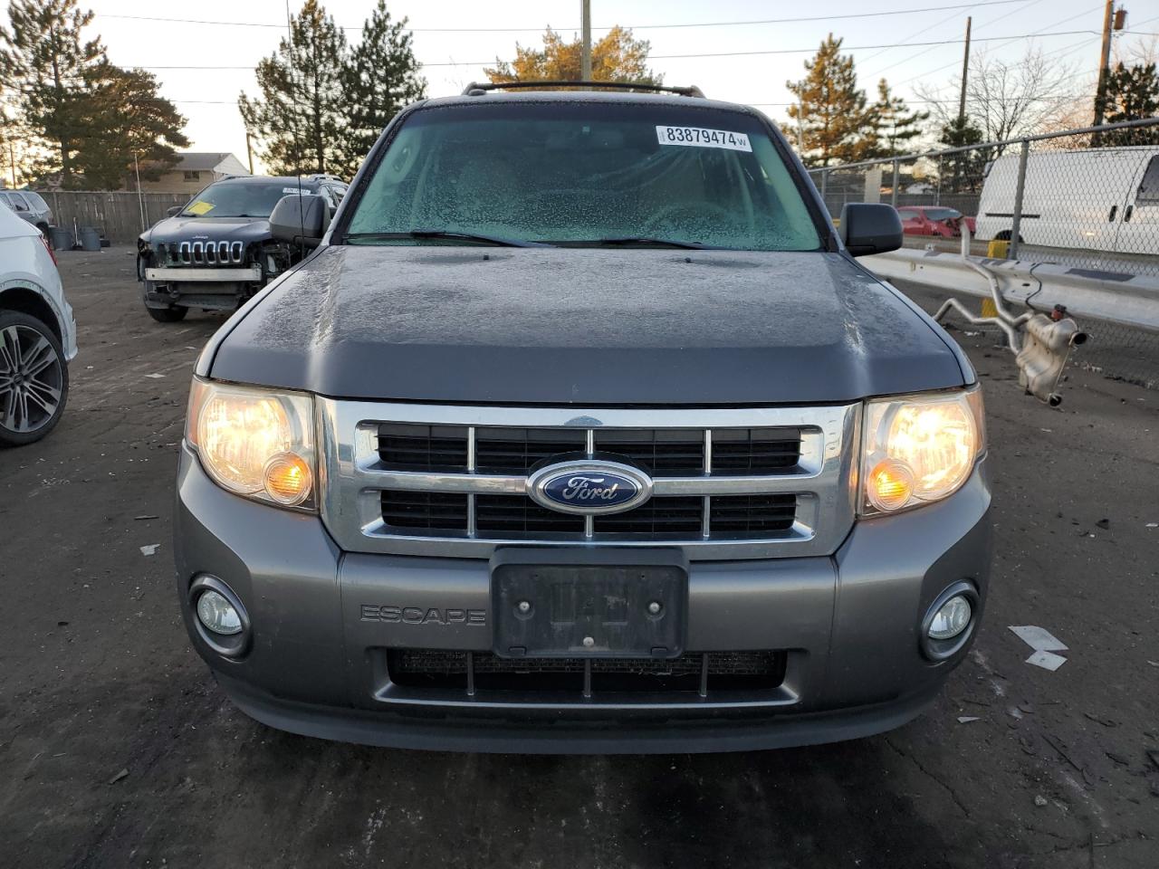2012 Ford Escape VIN 1FMCU9D74CKB04072 Copart auction photo, hail damage thumbnail 5
