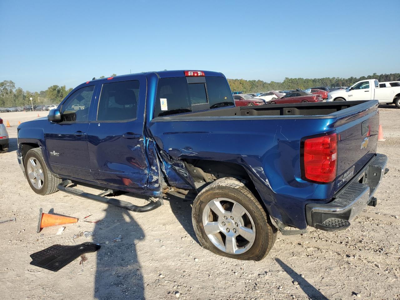 2015 Chevrolet Silverado VIN 3GCPCREC5FG506957 Copart auction photo, side damage thumbnail 2