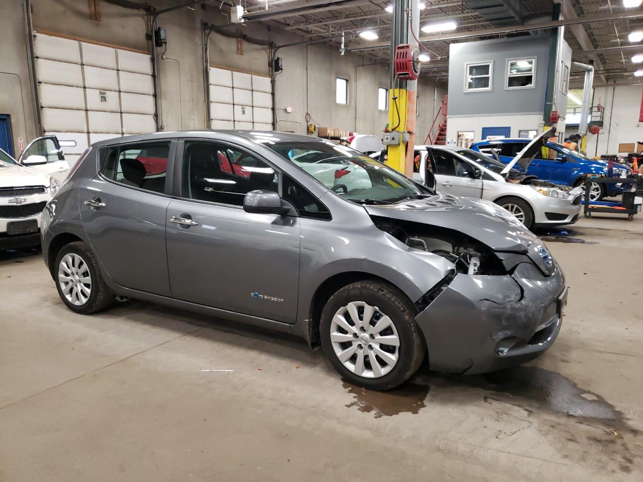 2016 Nissan Leaf VIN 1N4AZ0CP6GC310283 Copart auction photo, front end damage thumbnail 4