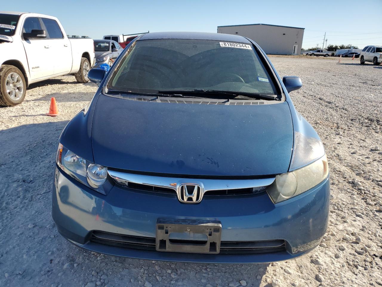 2007 Honda Civic VIN 1HGFA16577L127967 Copart auction photo, hail damage thumbnail 5