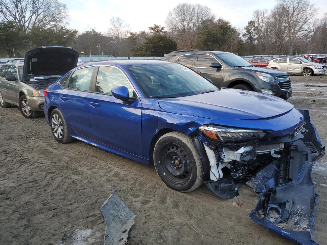 2024 Honda Civic VIN 2HGFE2F21RH565660 Copart auction photo, front end / minor dent/scratches damage thumbnail 4