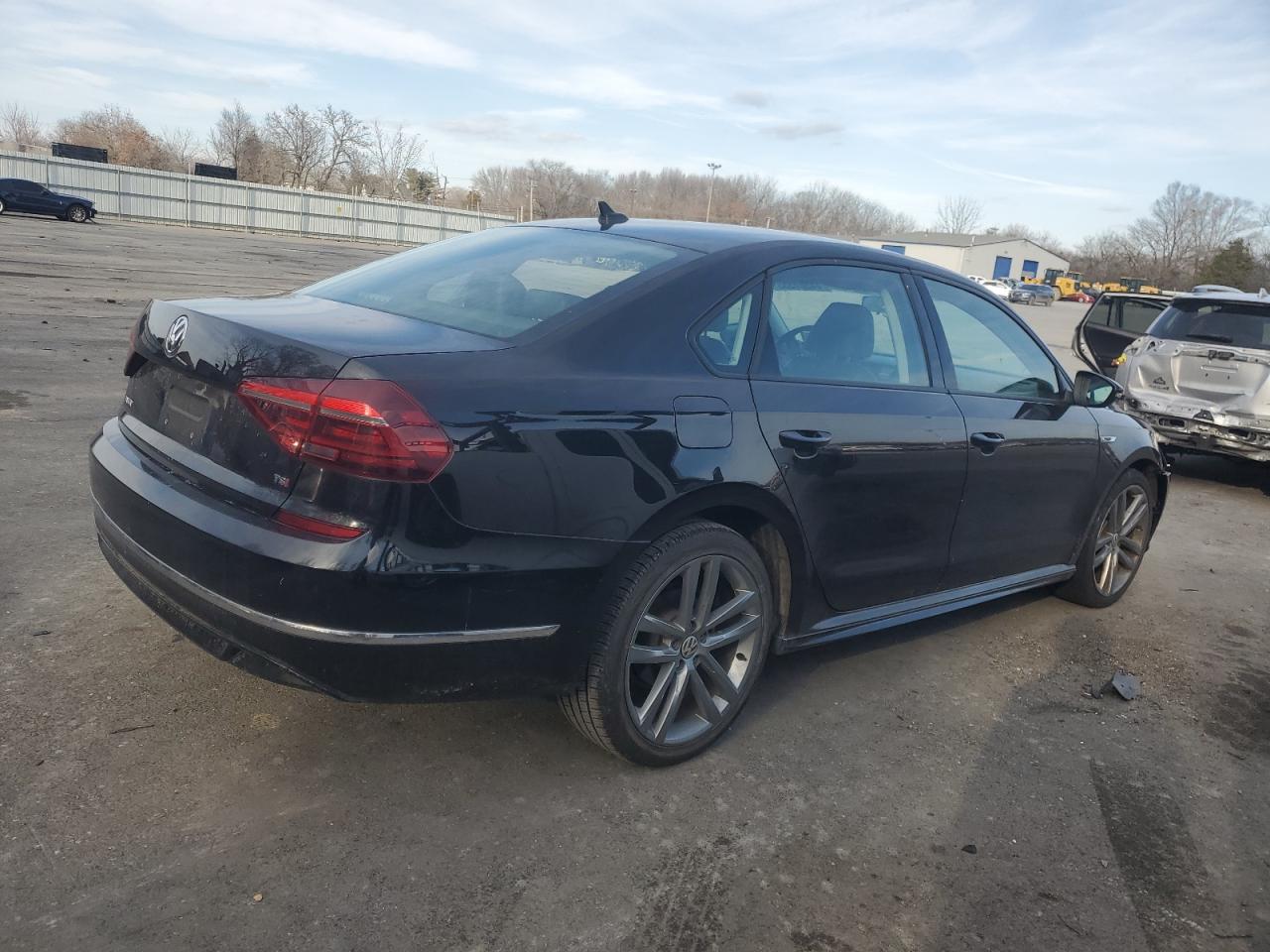 2018 Volkswagen Passat VIN 1VWAA7A38JC023574 Copart auction photo, side / front end damage thumbnail 3