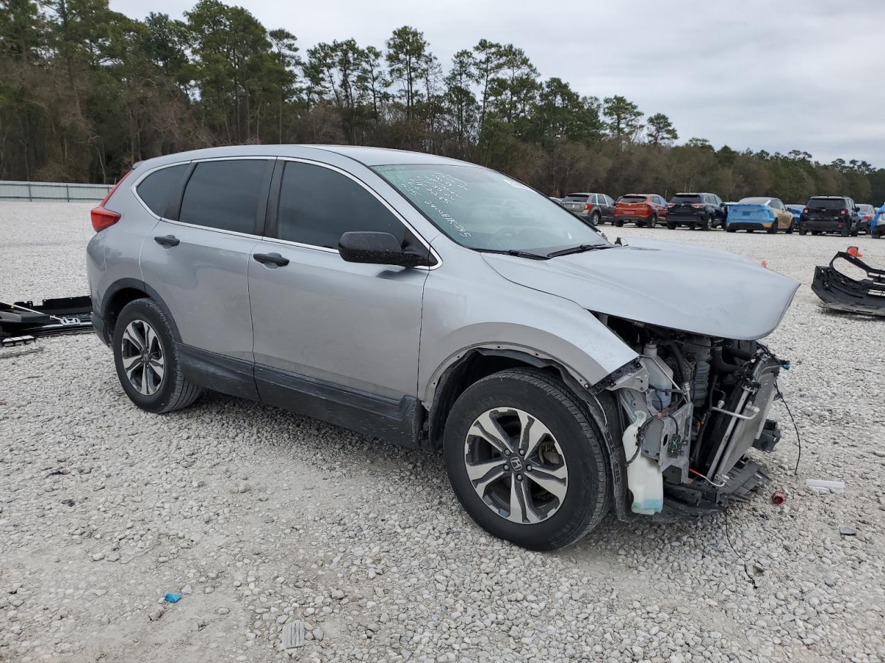 2019 Honda CR-V VIN 2HKRW5H35KH401003 Copart auction photo, front end / side damage thumbnail 4