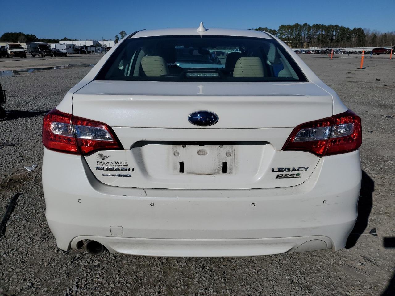 2017 Subaru Legacy VIN 4S3BNAN62H3040443 Copart auction photo, front end damage thumbnail 6