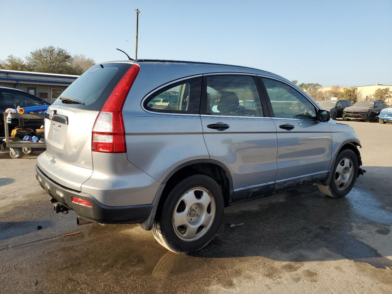 2007 Honda CR-V VIN JHLRE38377C072561 Copart auction photo, front end / rear end damage thumbnail 3