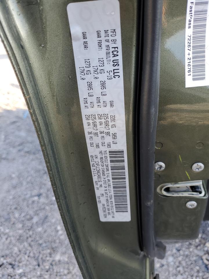 2019 Jeep Grand Cherokee VIN 1C4PJLCB4KD466116 Copart auction photo, front end damage thumbnail 14