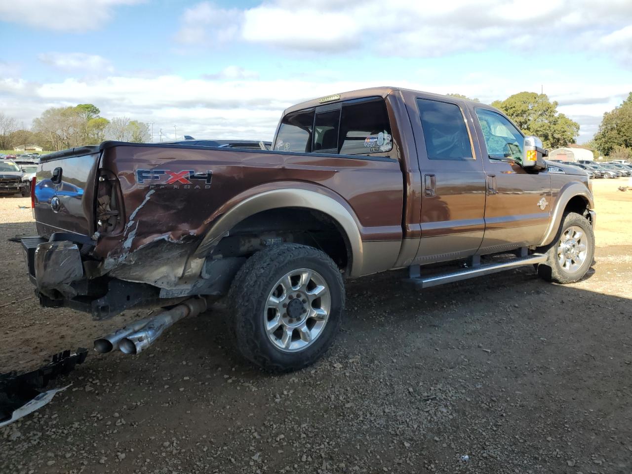 2011 Ford F250 VIN 1FT7W2BT2BEA36004 Copart auction photo, front end damage thumbnail 3
