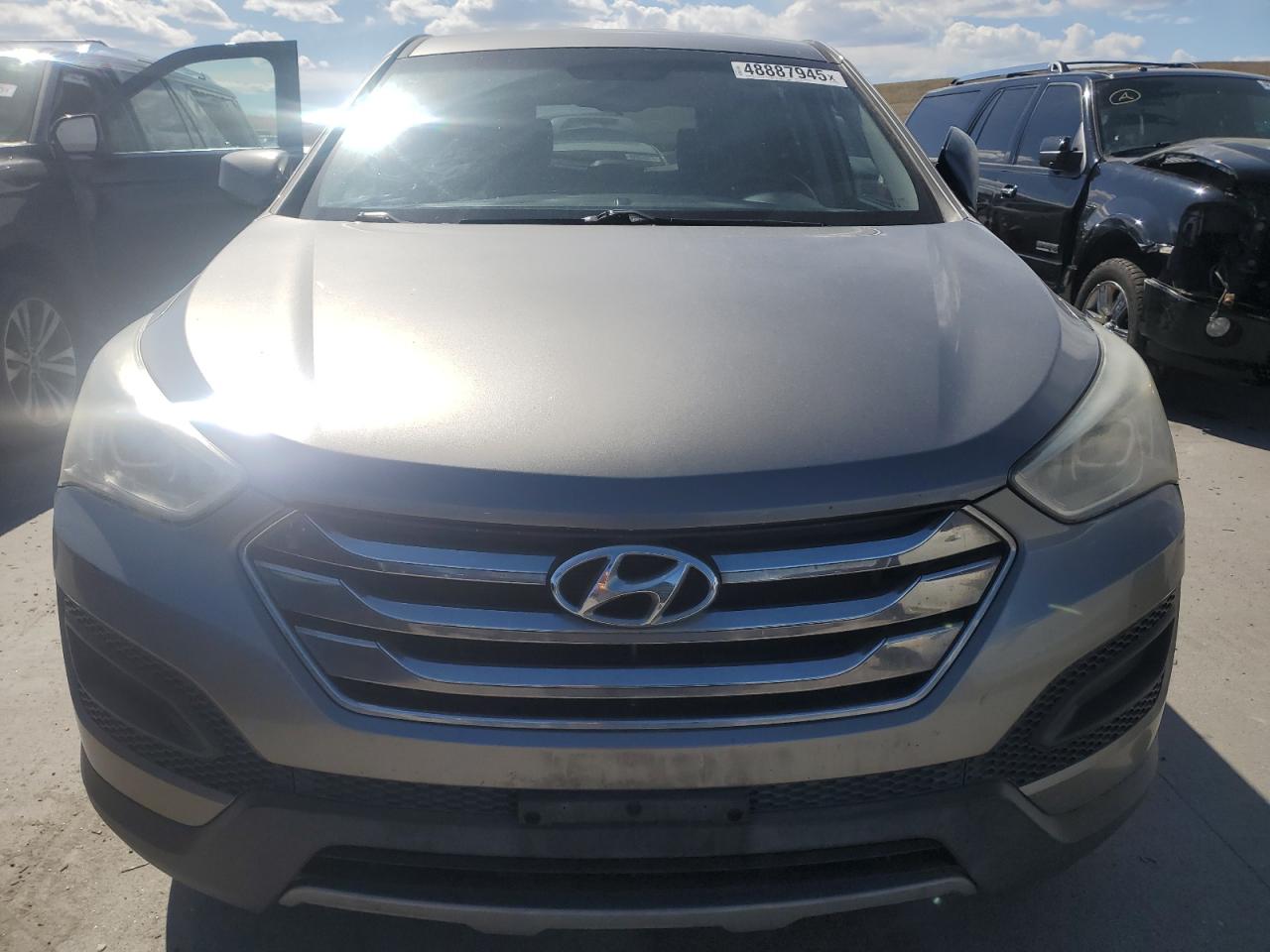 2013 Hyundai Santa Fe VIN 5XYZTDLBXDG017598 Copart auction photo, rear end damage thumbnail 5