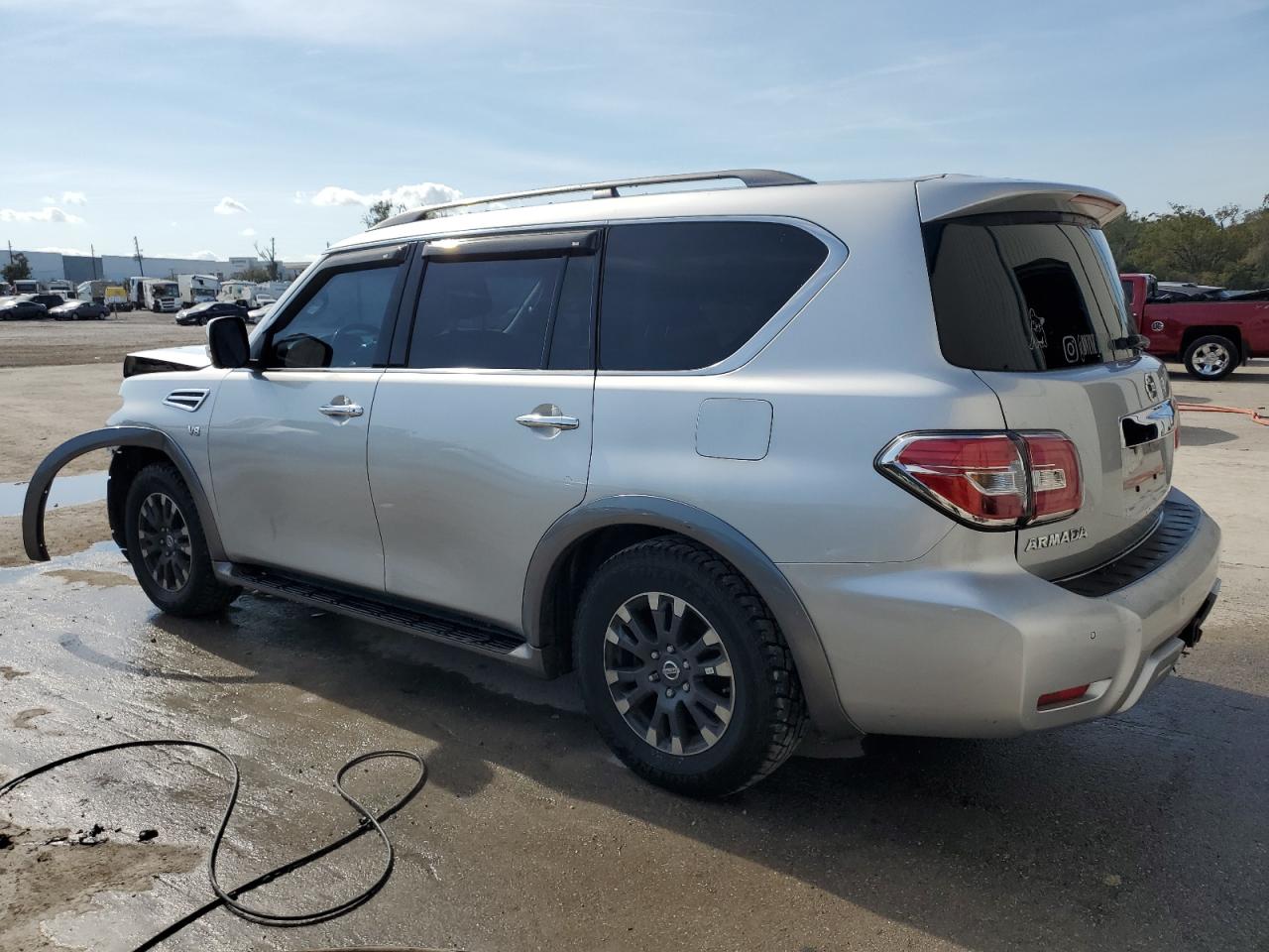 2017 Nissan Armada VIN JN8AY2NC8H9506487 Copart auction photo, front end damage thumbnail 2