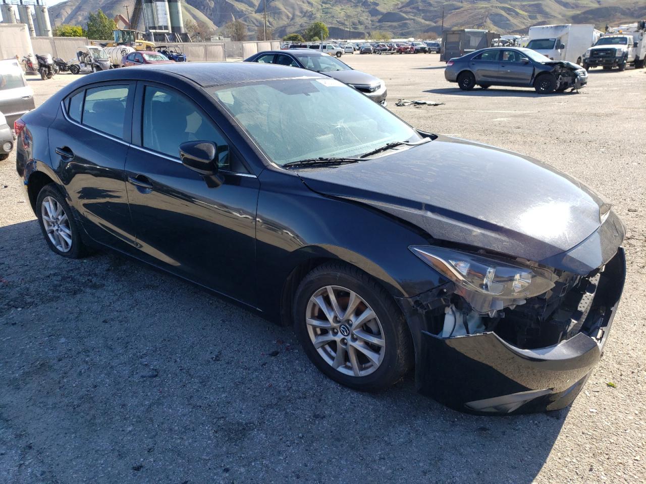 2015 Mazda 3 VIN 3MZBM1V71FM131398 Copart auction photo, front end damage thumbnail 4