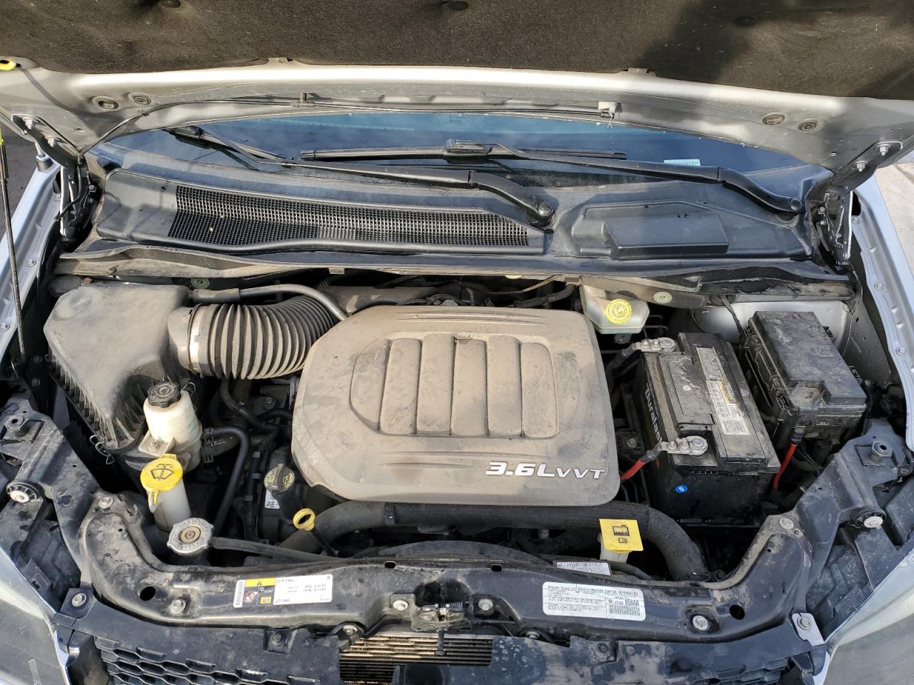 2014 Dodge Caravan VIN 2C4RDGBG5ER331734 Copart auction photo, side damage thumbnail 12