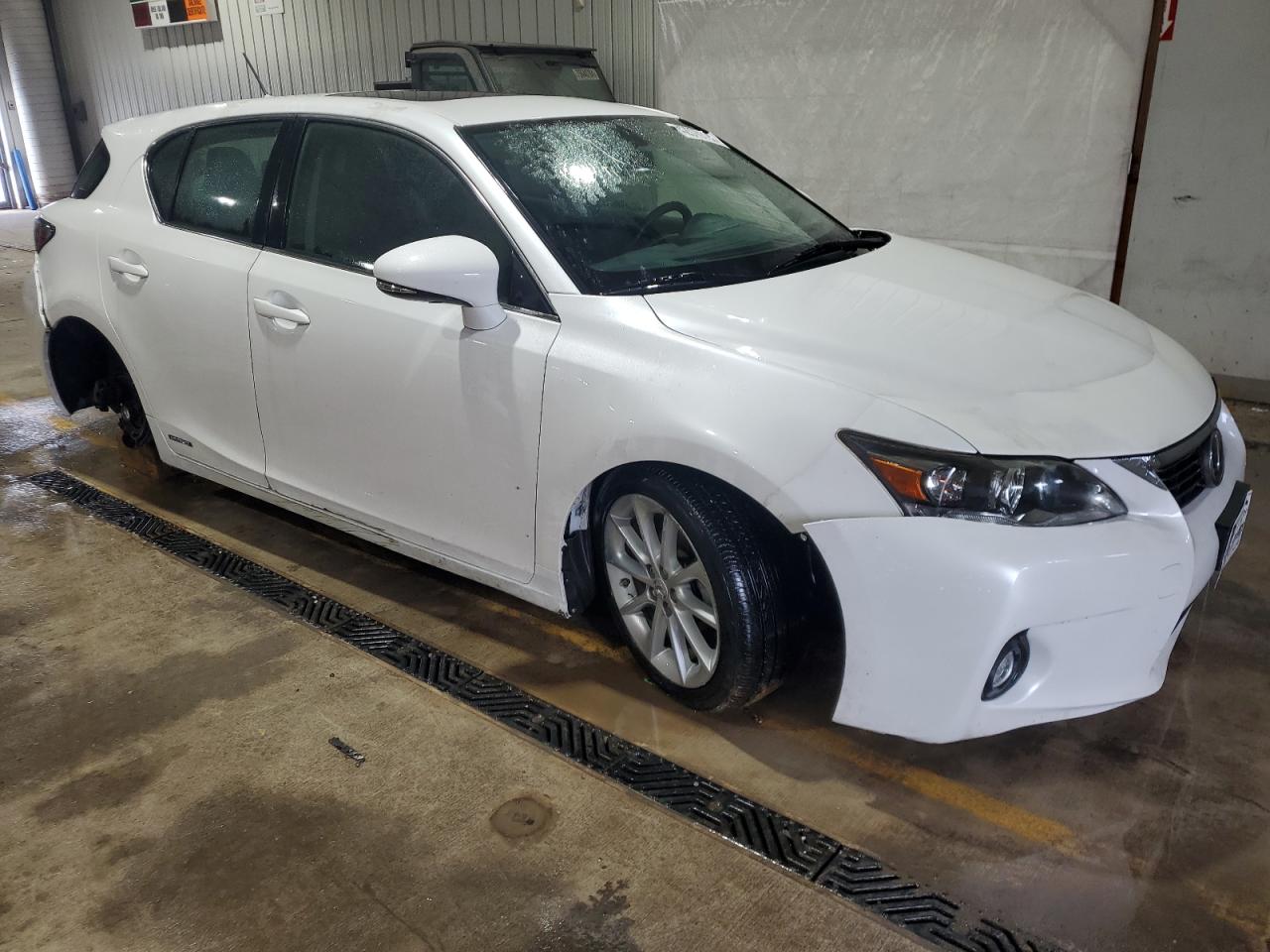 2012 Lexus CT VIN JTHKD5BH1C2058302 Copart auction photo, front end damage thumbnail 4