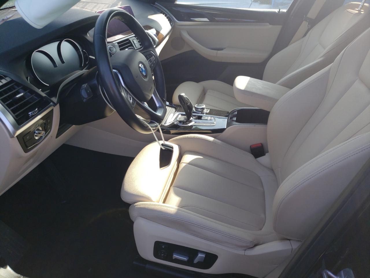 2021 BMW X3 VIN 5UXTY3C02M9G49787 Copart auction photo, front end / side damage thumbnail 7