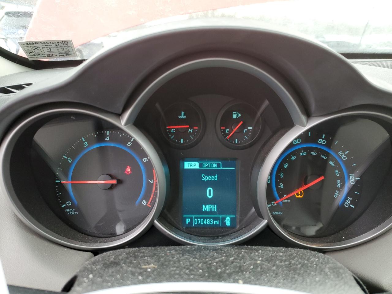2016 Chevrolet Cruze VIN 1G1PC5SG3G7112959 Copart auction photo, front end damage thumbnail 9