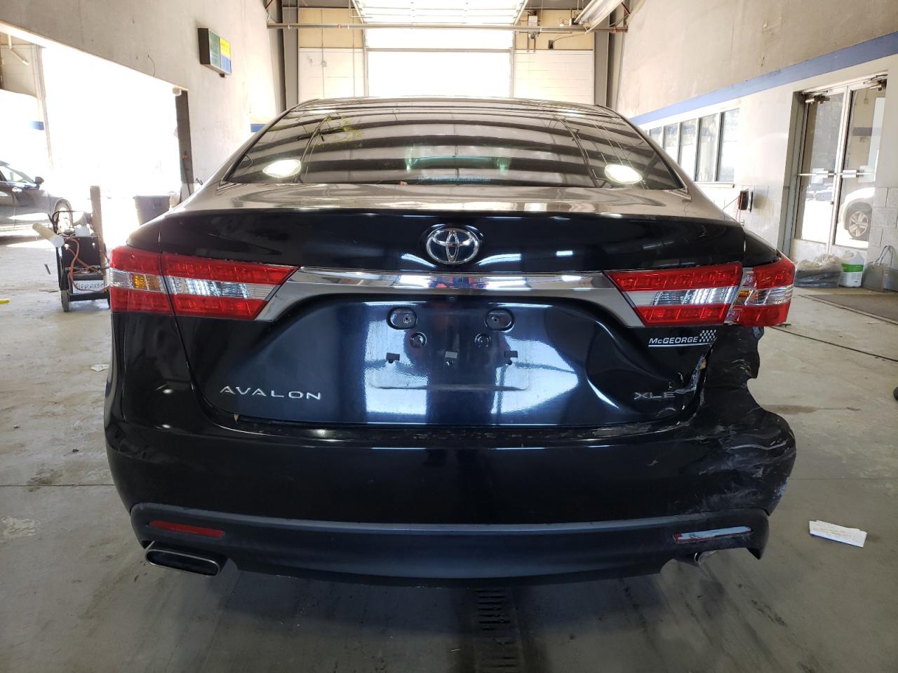 2014 Toyota Avalon VIN 4T1BK1EB7EU098197 Copart auction photo, rear end damage thumbnail 6