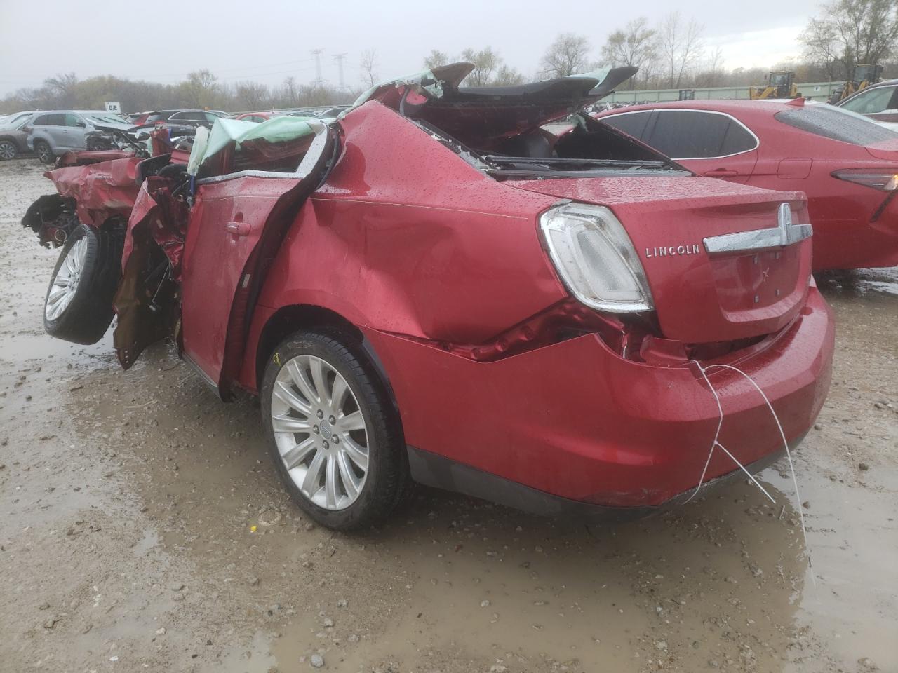 2011 Lincoln MKS VIN 1LNHL9DR9BG609715 Copart auction photo, all over damage thumbnail 2