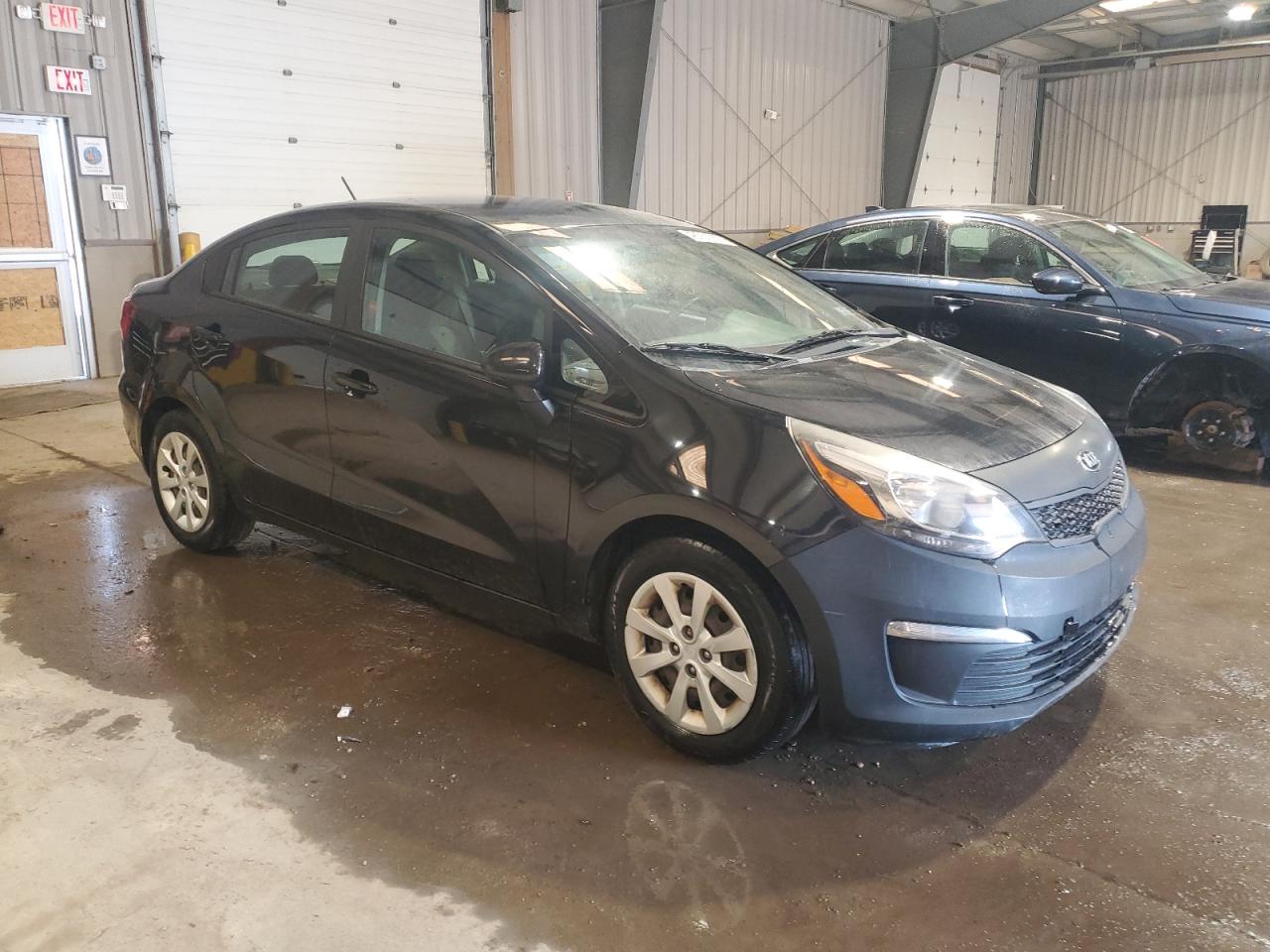 2017 KIA Rio VIN KNADM4A37H6041124 Copart auction photo, mechanical damage thumbnail 4