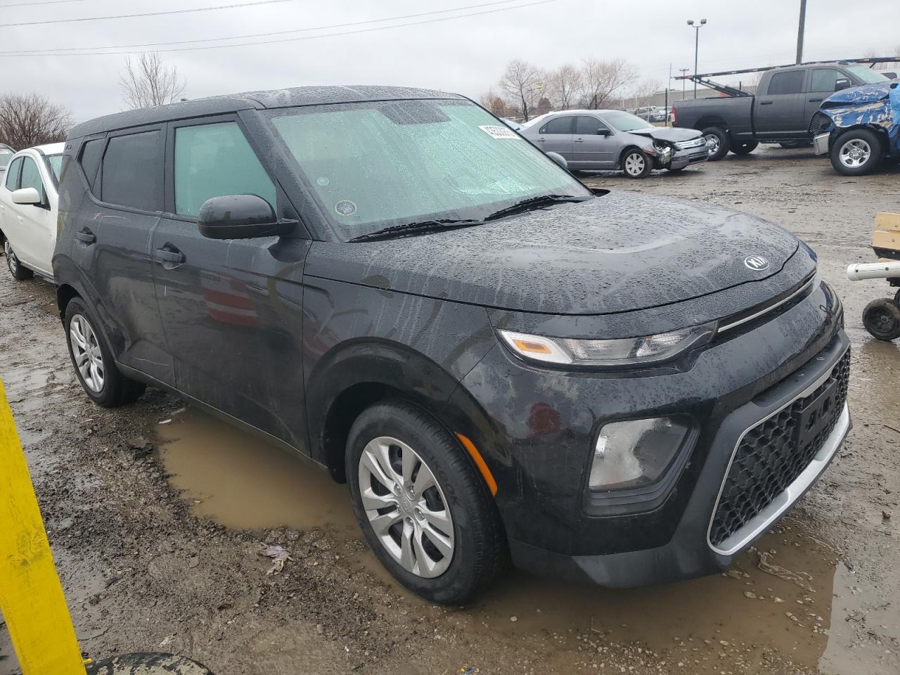 2021 KIA Soul VIN KNDJ23AU6M7146577 Copart auction photo, rear end / minor dent/scratches damage thumbnail 4