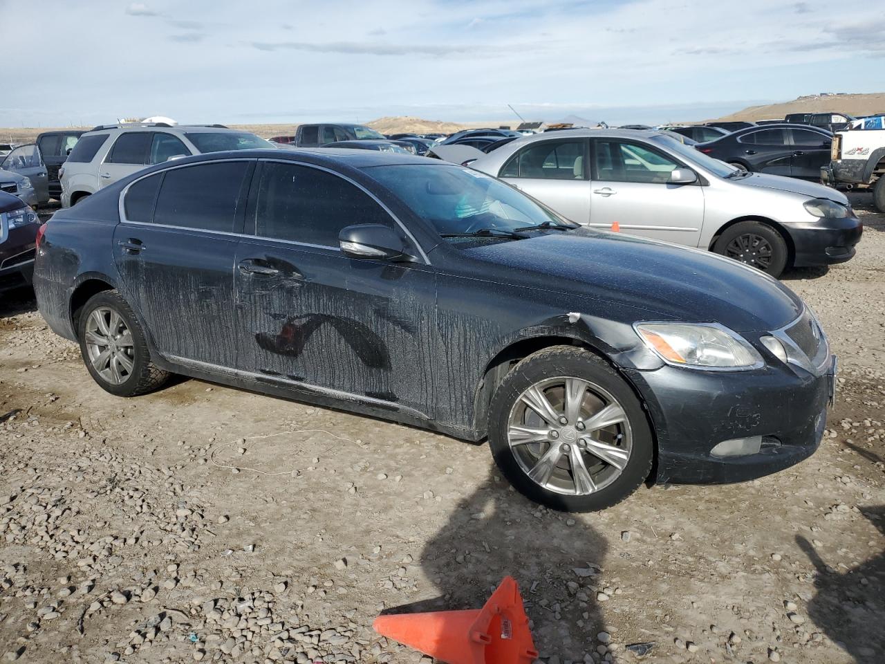 2011 Lexus GS VIN JTHCE1KS9B0028934 Copart auction photo, front end / rear end damage thumbnail 4