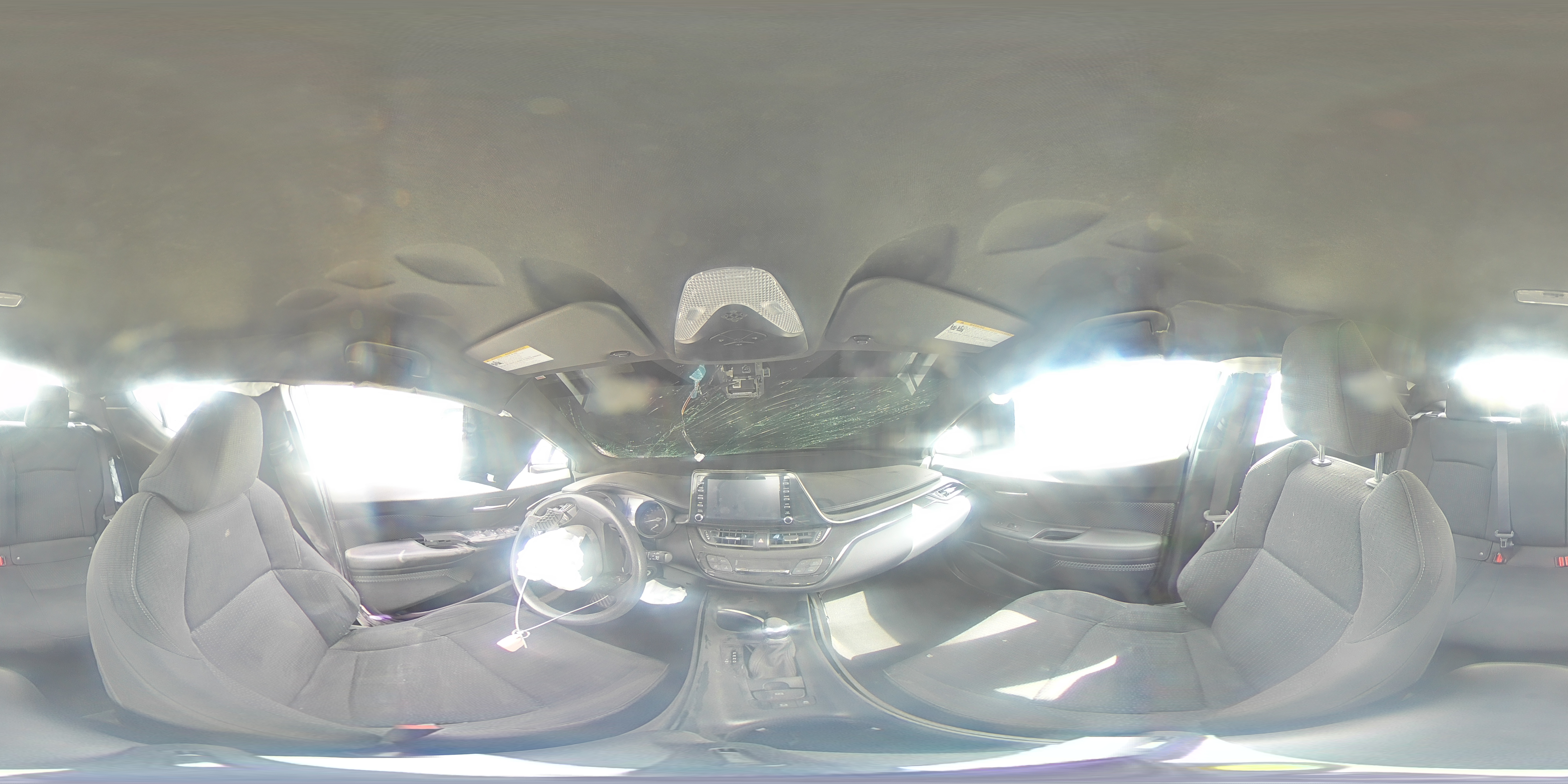 2019 Toyota C-HR VIN NMTKHMBX2KR096795 Copart auction photo, front end / undercarriage damage thumbnail 14