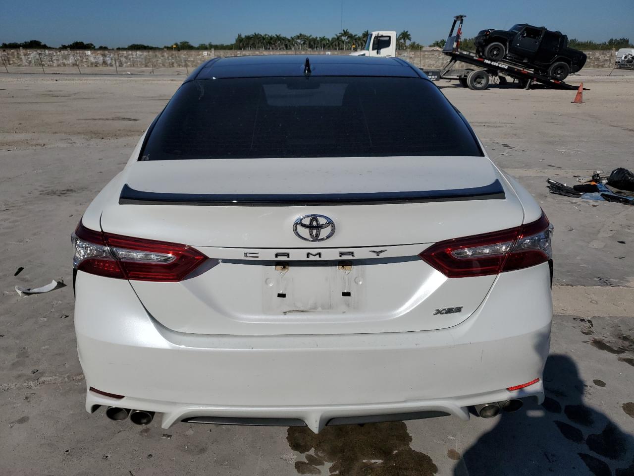 2020 Toyota Camry VIN 4T1K61AKXLU381135 Copart auction photo, rear end / side damage thumbnail 6