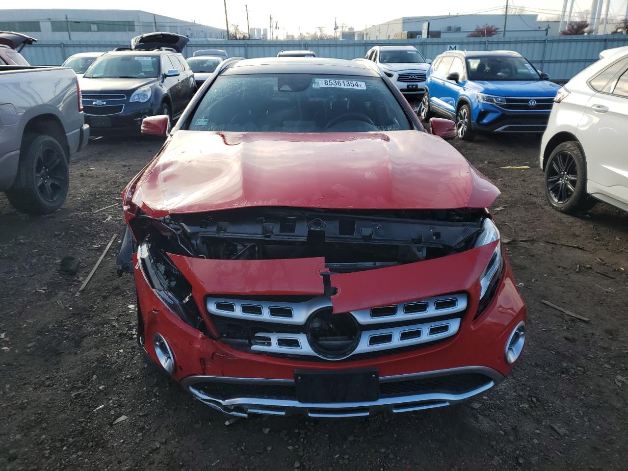 2019 Mercedes-Benz GLA-klasse VIN WDCTG4GB0KU014834 Copart auction photo, front end damage thumbnail 5