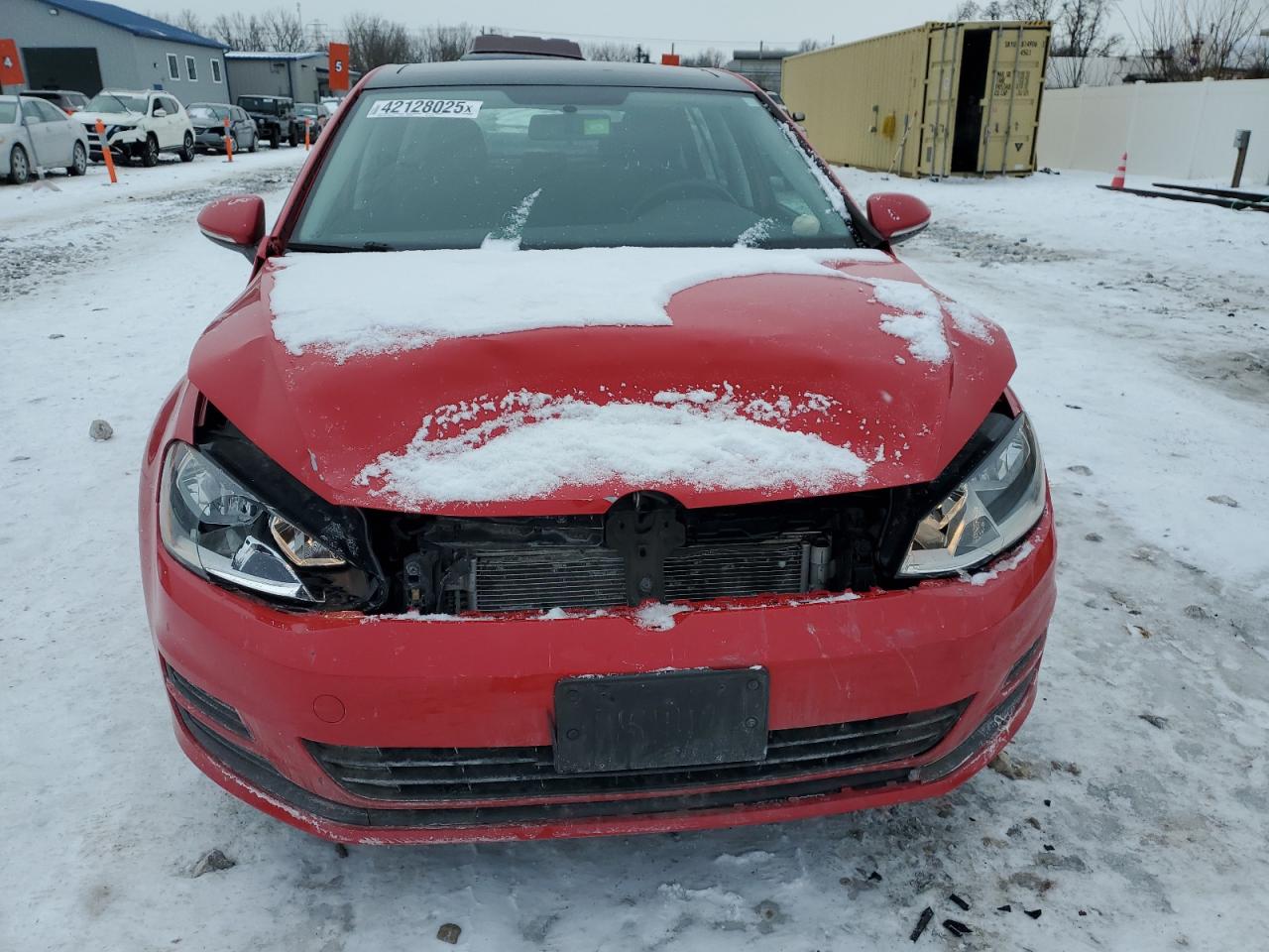 2016 Volkswagen Golf VIN 3VW217AU5GM032155 Copart auction photo, front end damage thumbnail 5