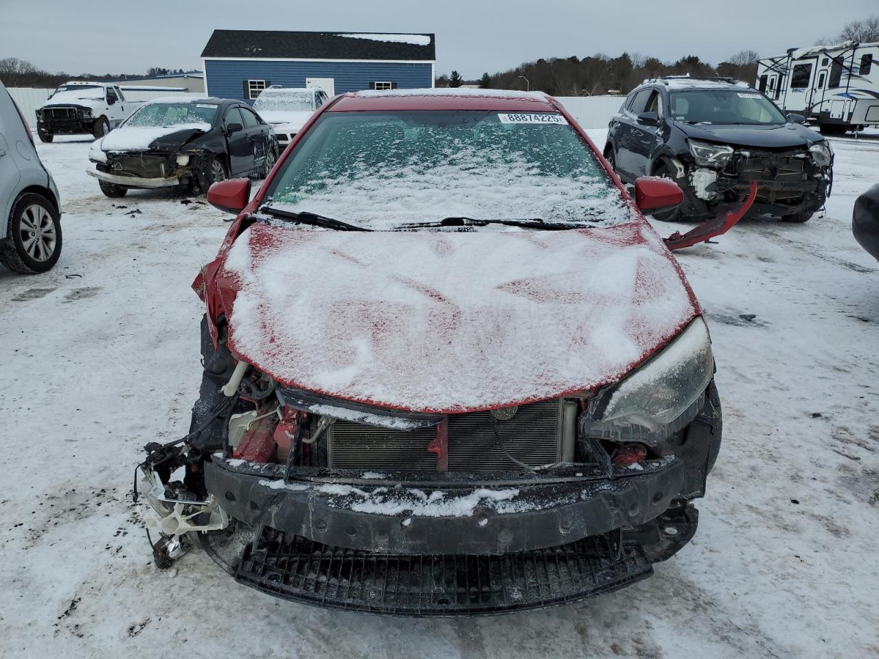 2015 Toyota Corolla VIN 2T1BURHE5FC327767 Copart auction photo, front end / minor dent/scratches damage thumbnail 5