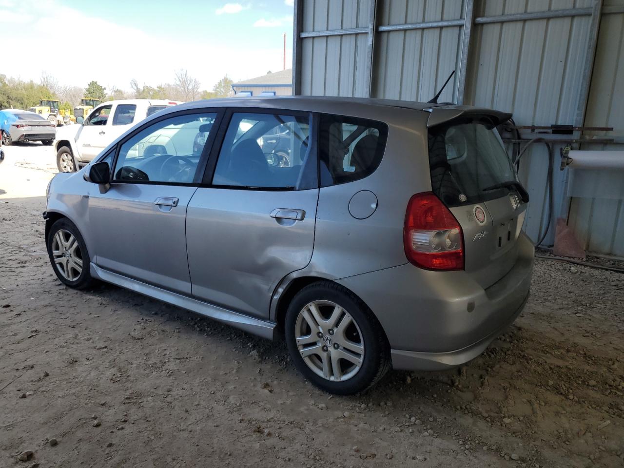2007 Honda Fit VIN JHMGD37627S039863 Copart auction photo, front end / side damage thumbnail 2