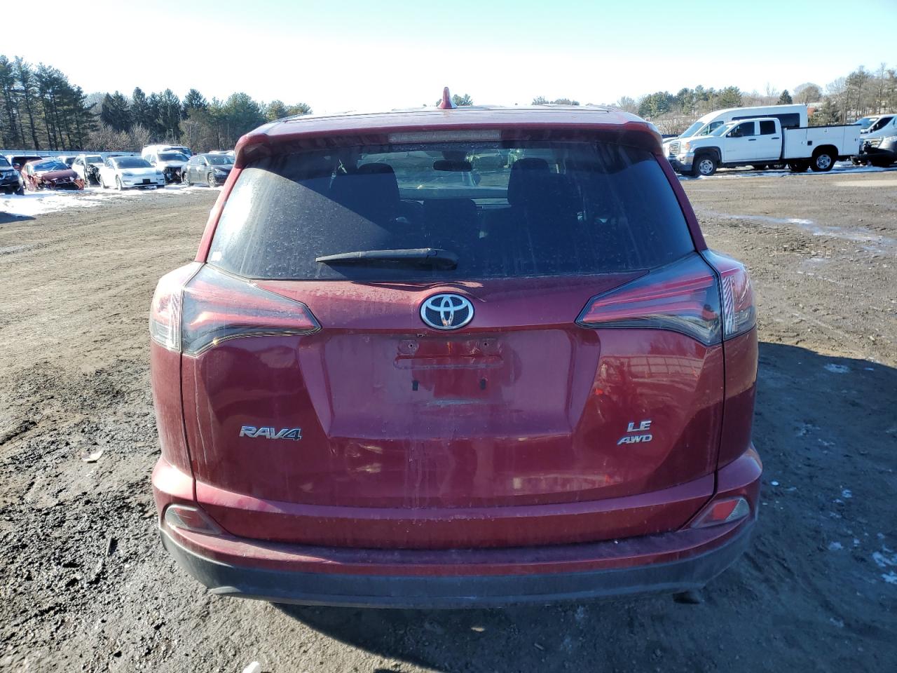 2018 Toyota RAV 4 VIN 2T3BFREV2JW717173 Copart auction photo, front end damage thumbnail 6