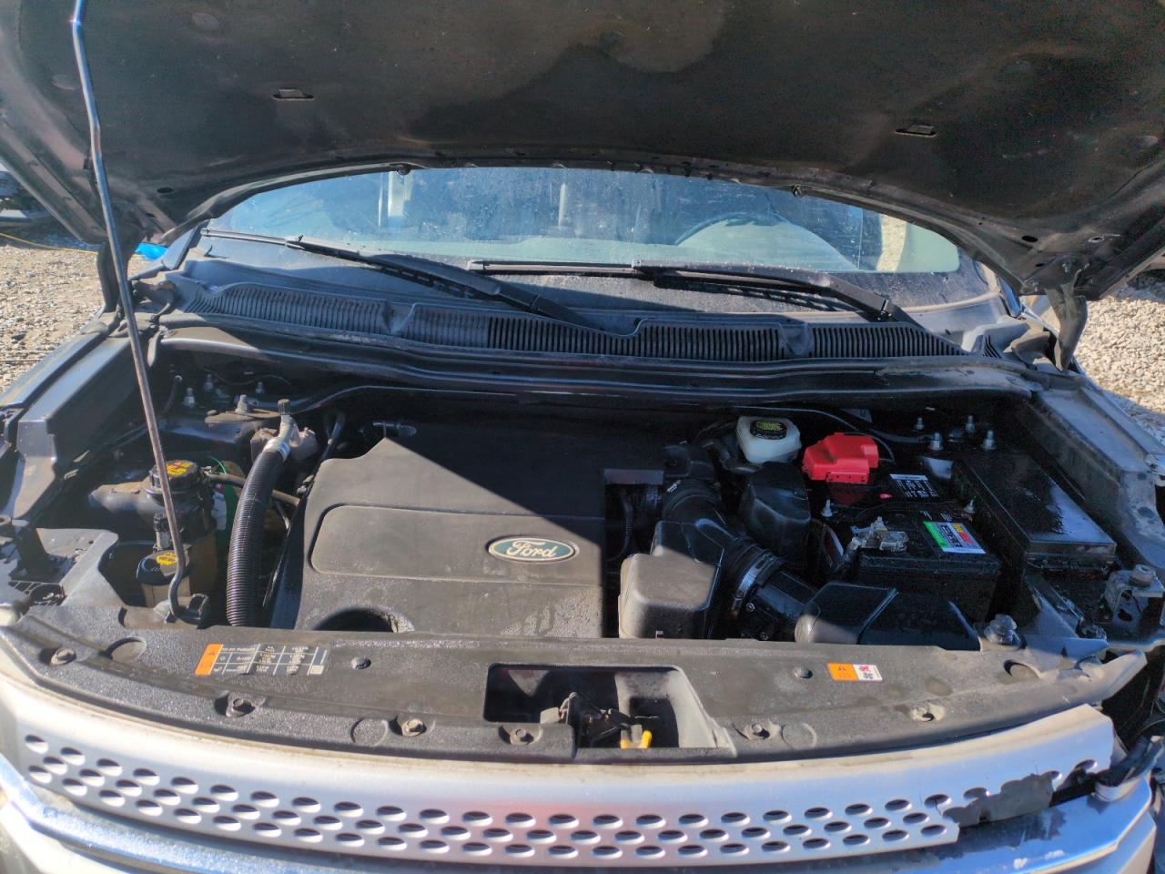 2014 Ford Explorer VIN 1FM5K8D87EGC07090 Copart auction photo, front end / side damage thumbnail 11